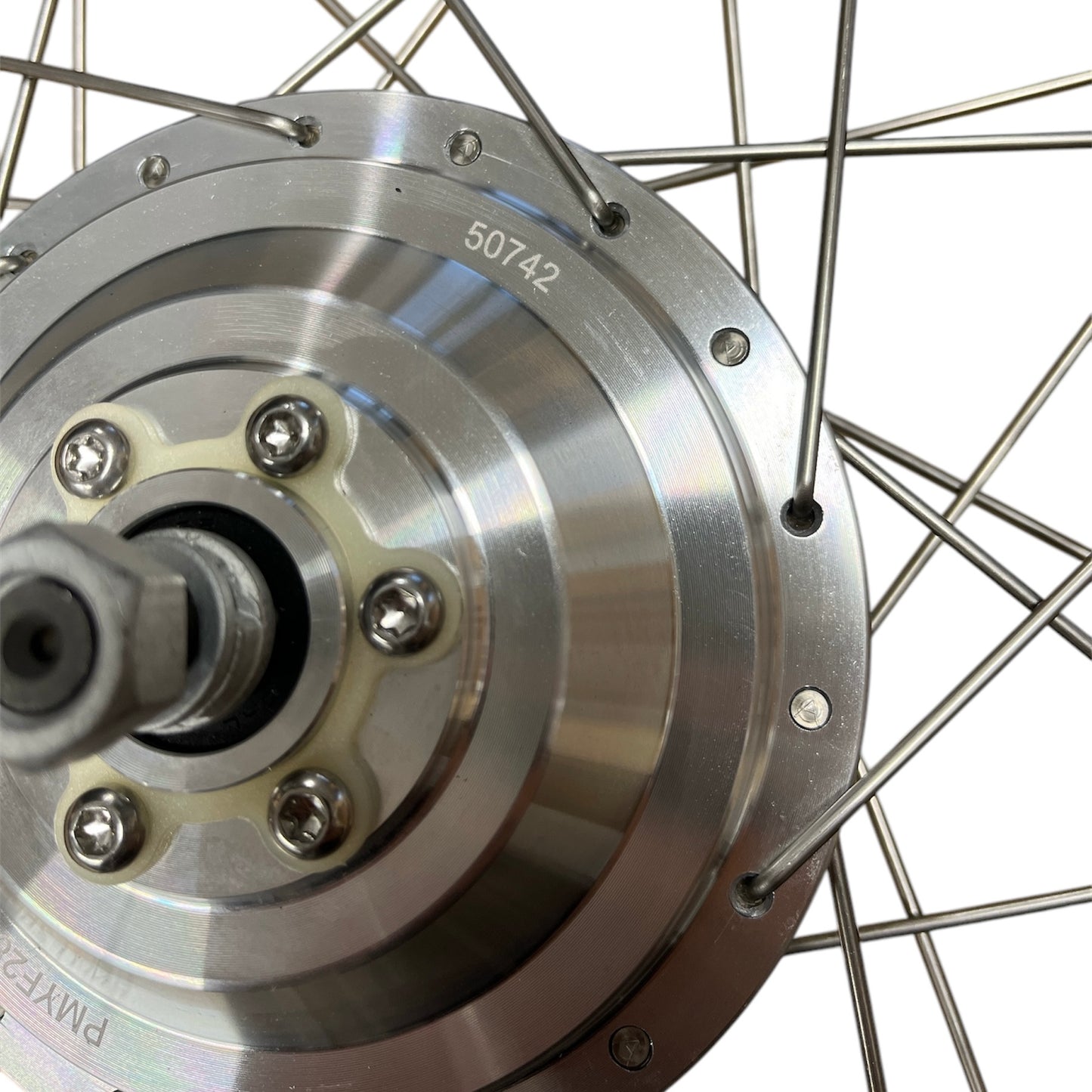 SCO og Mustang Elcykel 28" forhjul med motor 50742