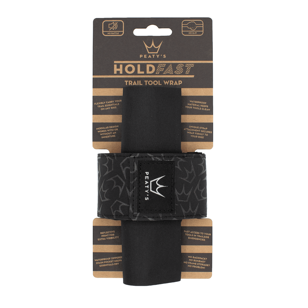 Peaty's HoldFast Trail Tool Wrap, Nightrider Black