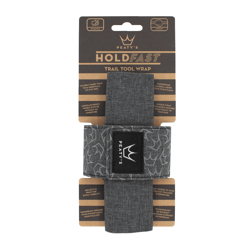 Peaty's HoldFast Trail Tool Wrap, Slate Grey