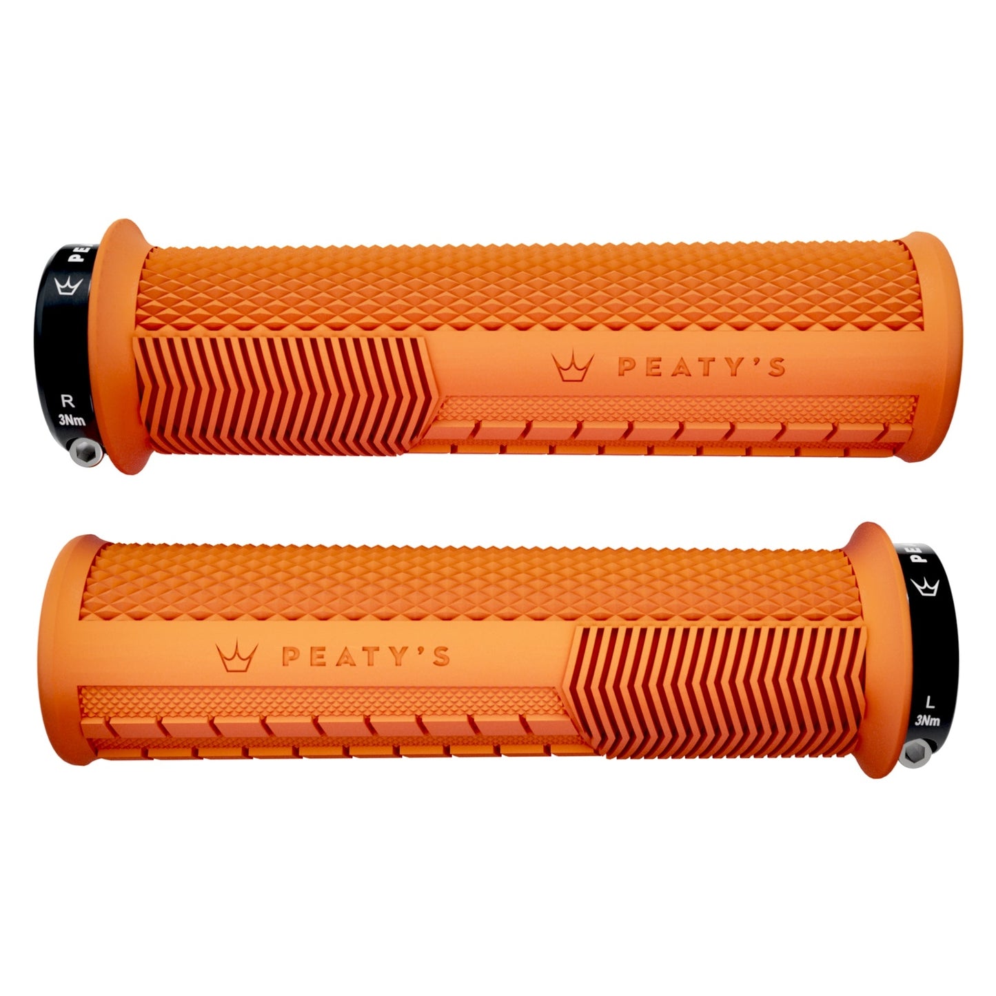 Peaty's Monarch Grip - Knurl - Thick - Mango