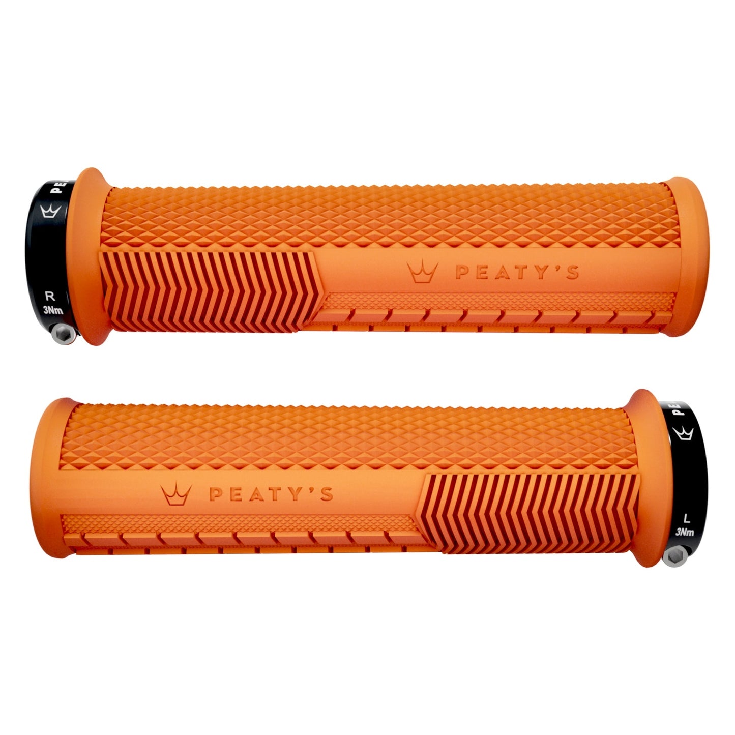 Peaty's Monarch Grip - Knurl - Thin - Mango