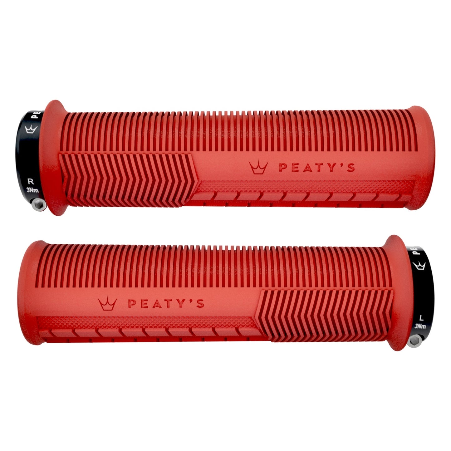 Peaty's Monarch Grip - Mushroom - Thick - Red