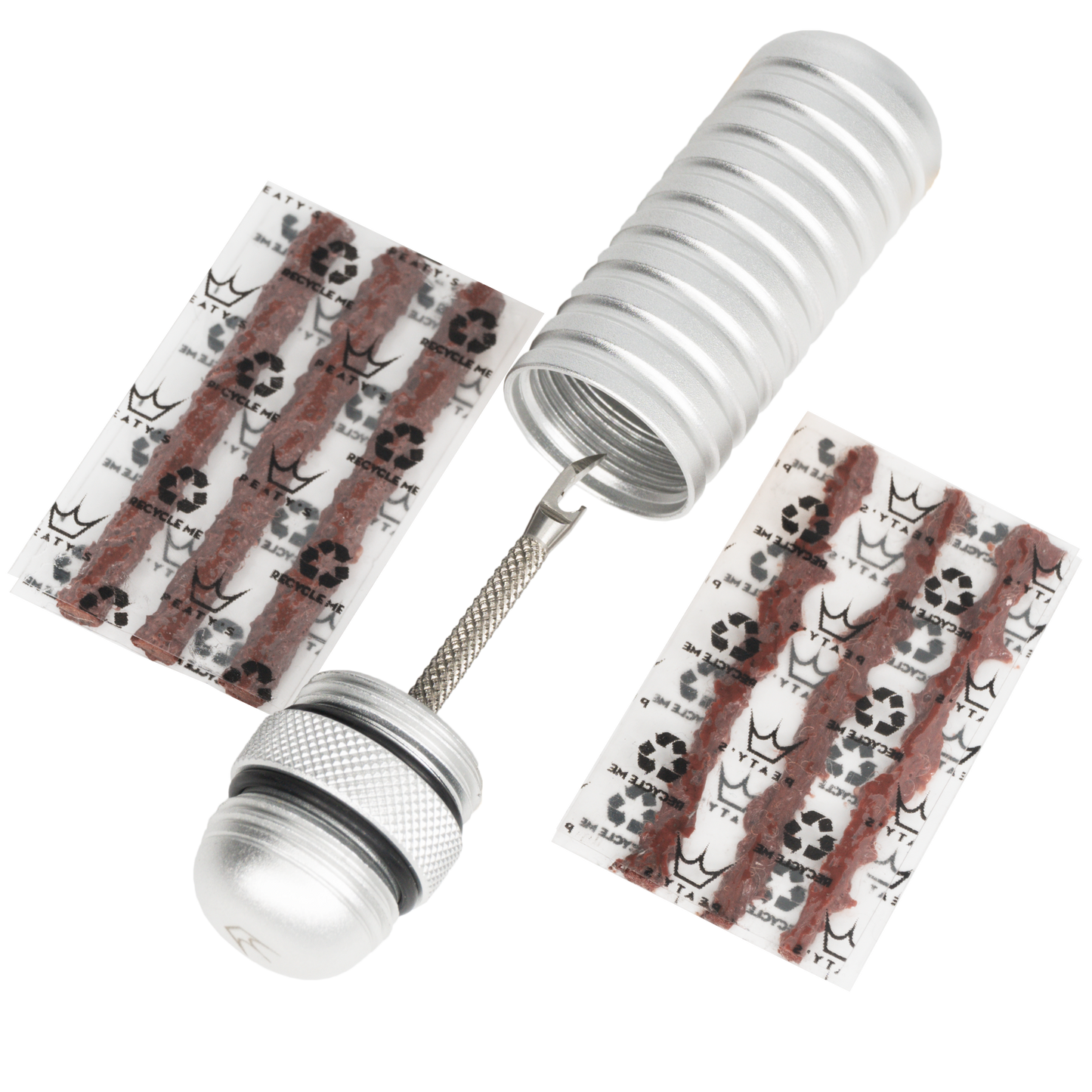 Peaty's Holeshot Tubeless Plugger Kit Silver