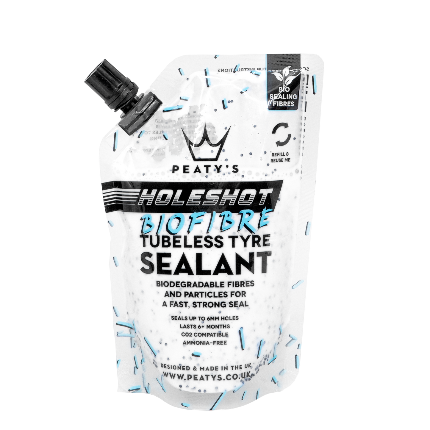 Peaty's Holeshot BioFibre Tubeless Sealant 120ml