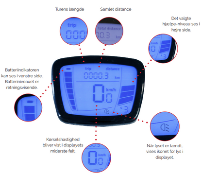 Promovec Display LCD Center - 830mm ledning