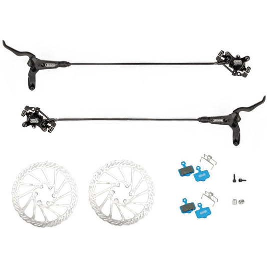 Elvedes Bremsesæt HP4000 Dual Hydralisk for + bag
