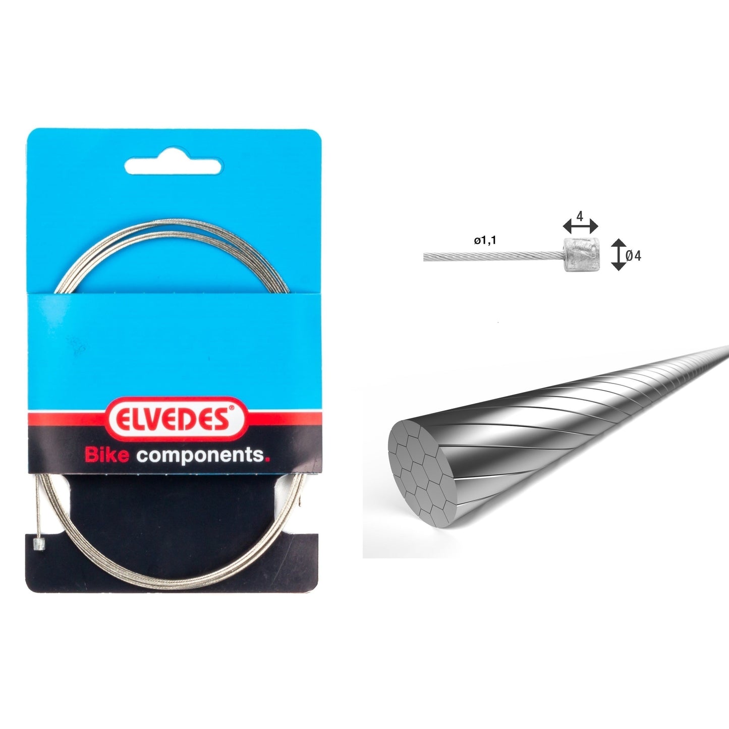 Elvedes gearwire 1,1mm Slick